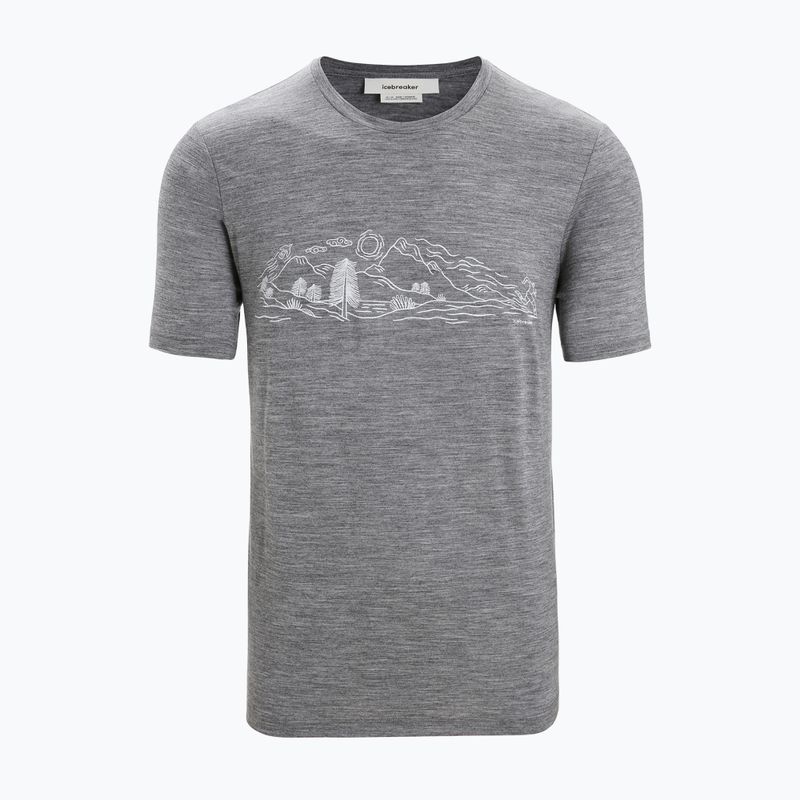 Tricou termic pentru bărbați Icebreaker Tech Lite II Nature Sprint gri IB0A56NB0041 6