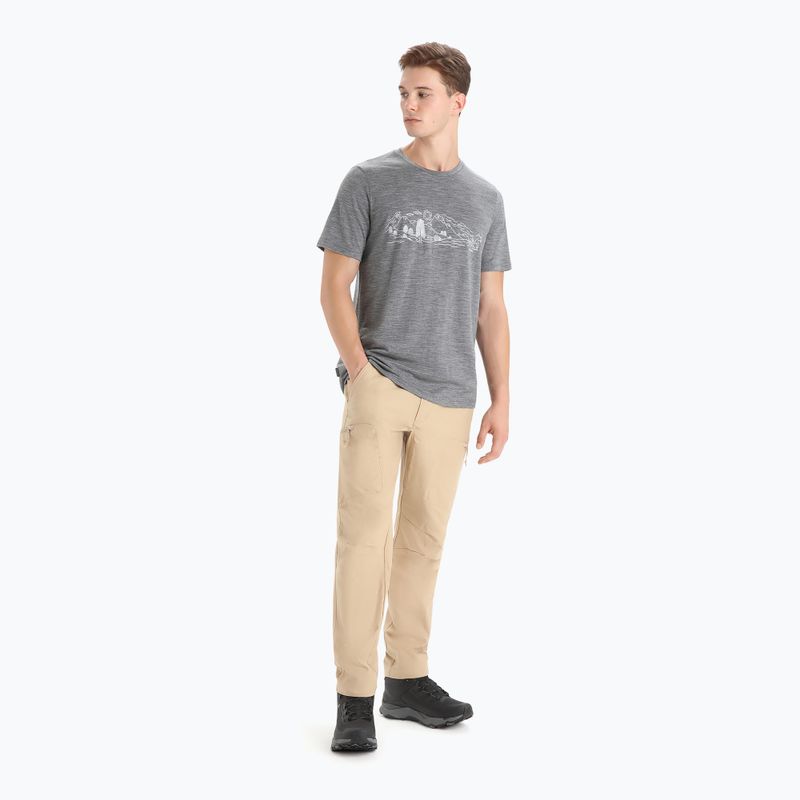 Tricou termic pentru bărbați Icebreaker Tech Lite II Nature Sprint gri IB0A56NB0041 2