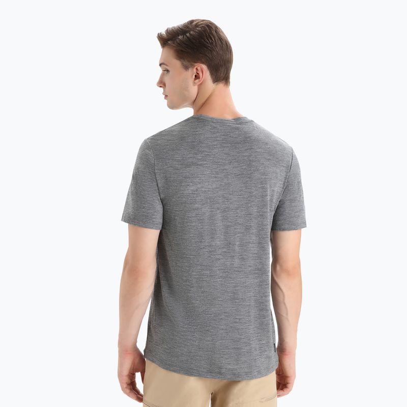 Tricou termic pentru bărbați Icebreaker Tech Lite II Nature Sprint gri IB0A56NB0041 3