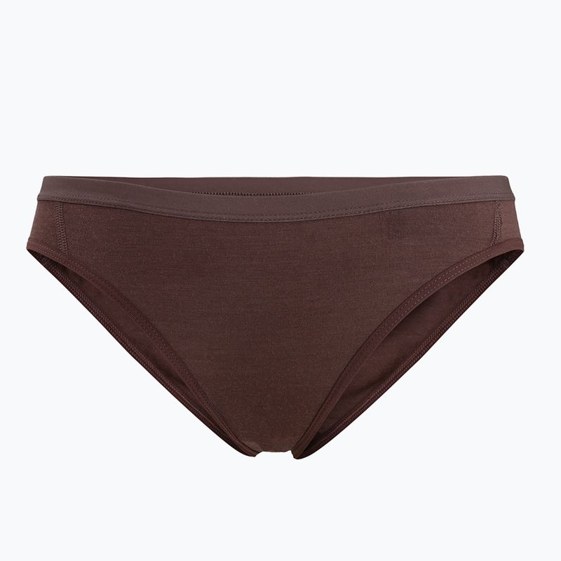Chiloți termoactivi pentru femei Icebreaker Siren Bikini umber