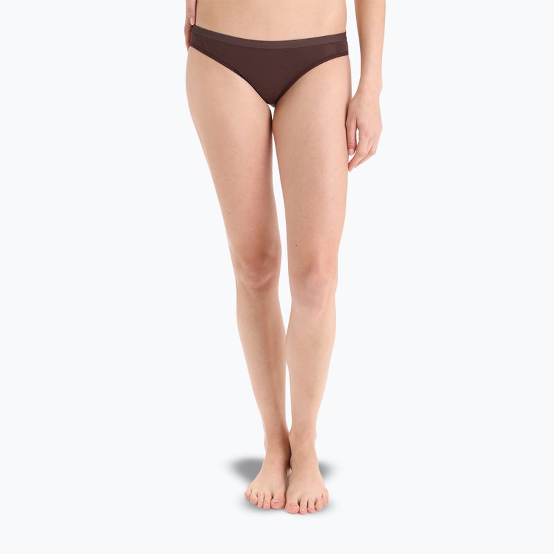 Chiloți termoactivi pentru femei Icebreaker Siren Bikini umber 3