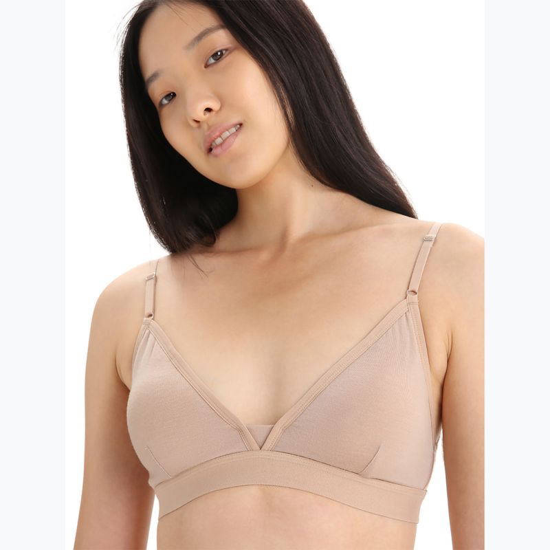 Sutien termoactiv icebreaker Merino 150 Siren Bra Inserts praline 6