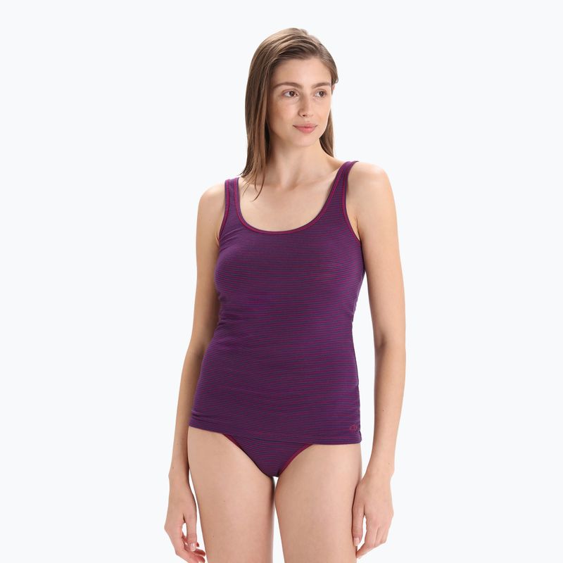 Tricou termic pentru femei icebreaker Siren Tank violet 103213