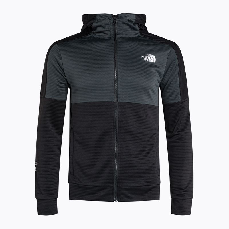Bluză de trekking pentru bărbați The North Face Ma Full Zip Fleece neagră NF0A823PKT01