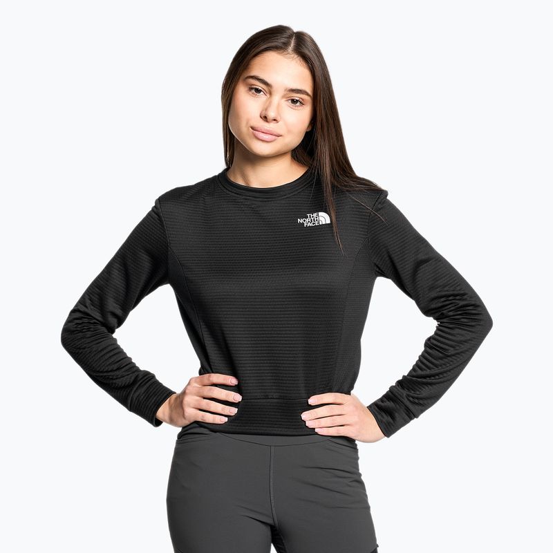 Bluză de trekking pentru femei The North Face Ma Crew Neck Fleece neagră NF0A824QJK31