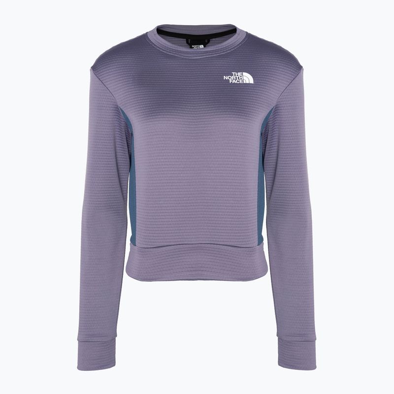 Bluză de trekking pentru femei The North Face Ma Crew Neck Fleece gri-albastră NF0A824QIJV1