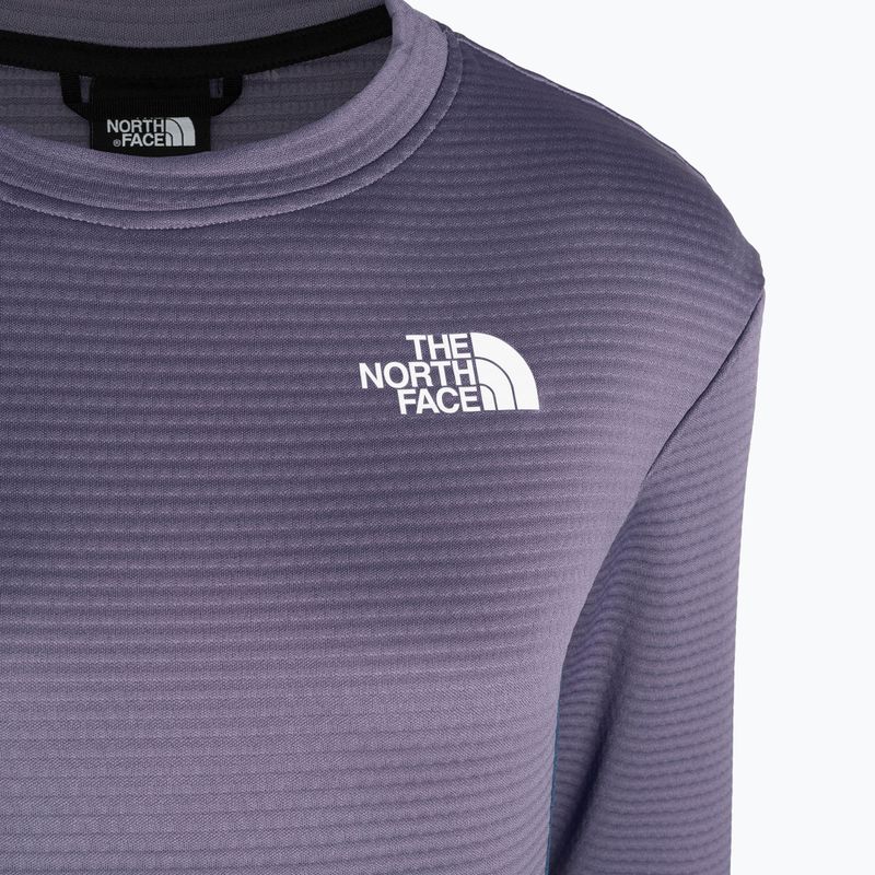 Bluză de trekking pentru femei The North Face Ma Crew Neck Fleece gri-albastră NF0A824QIJV1 3