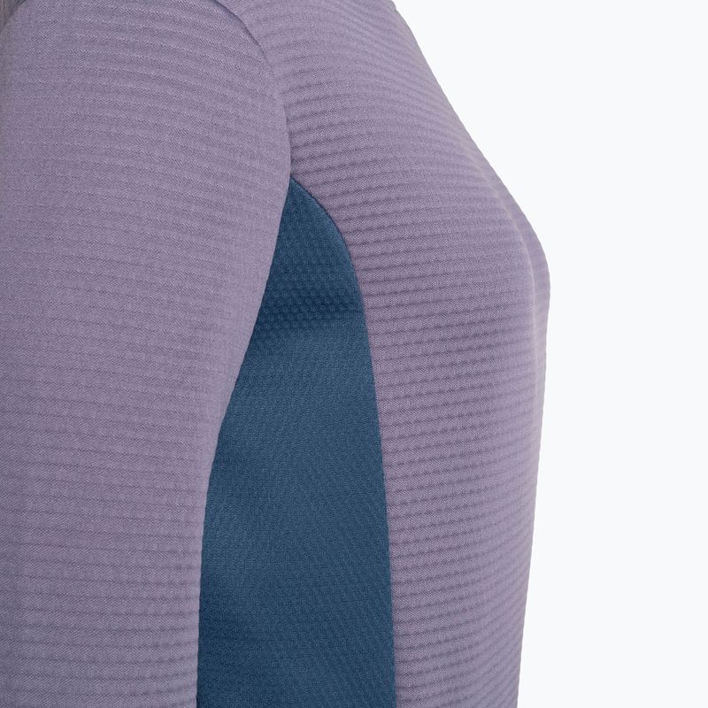 Bluză de trekking pentru femei The North Face Ma Crew Neck Fleece gri-albastră NF0A824QIJV1 5