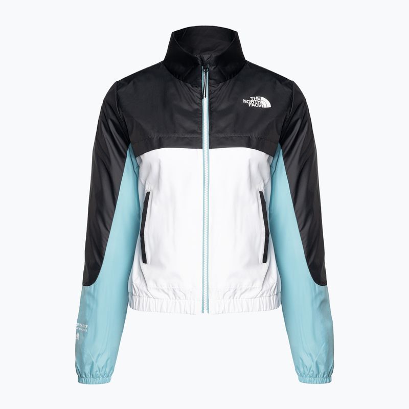 Jachetă de vânt pentru femei The North Face MA Wind Full Zip alb-gri-albastru NF0A825DIKF1