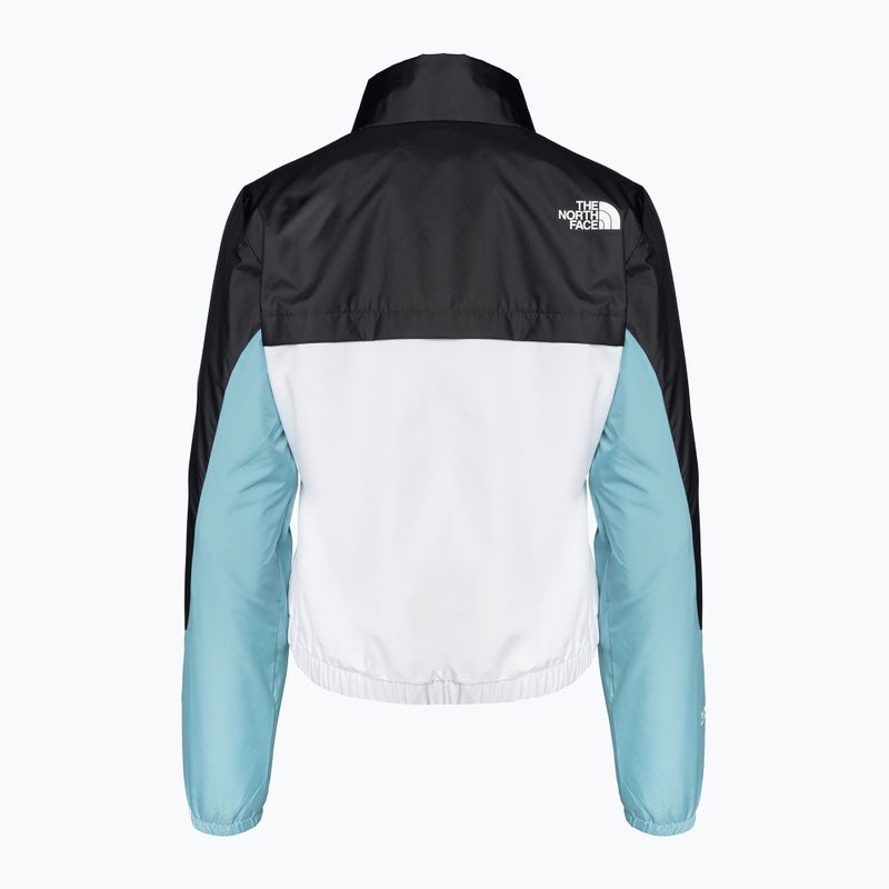 Jachetă de vânt pentru femei The North Face MA Wind Full Zip alb-gri-albastru NF0A825DIKF1 2