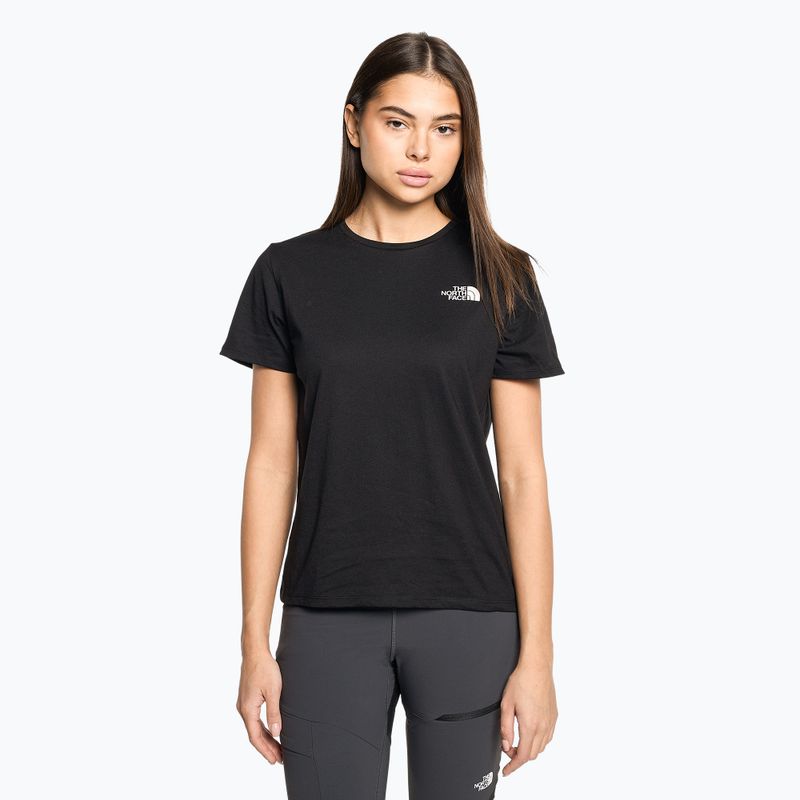 Tricou de trekking pentru femei The North Face Foundation Graphic negru NF0A55B2R0G1