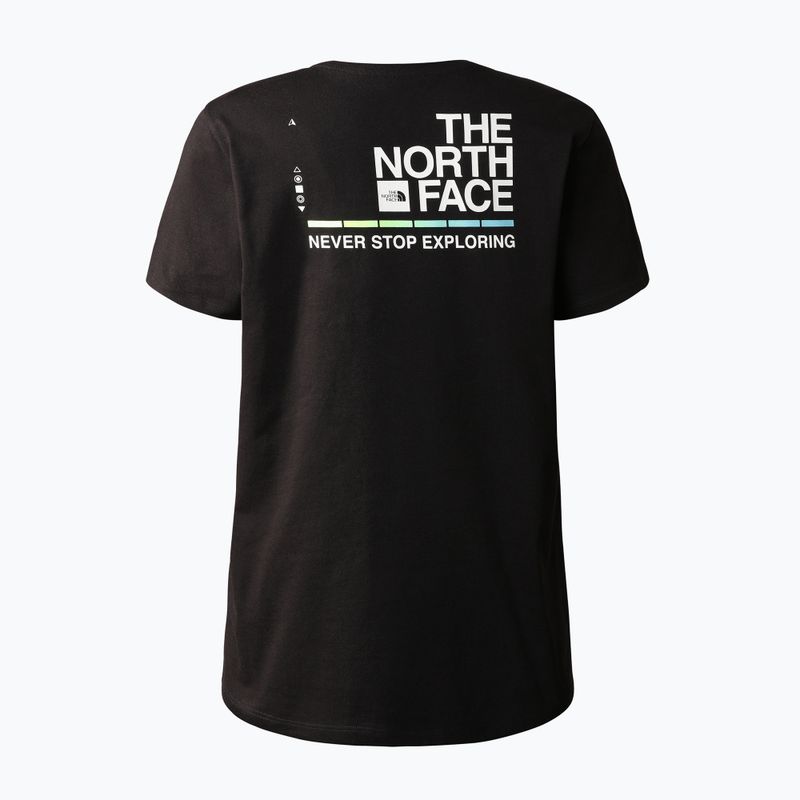Tricou de trekking pentru femei The North Face Foundation Graphic negru NF0A55B2R0G1 5