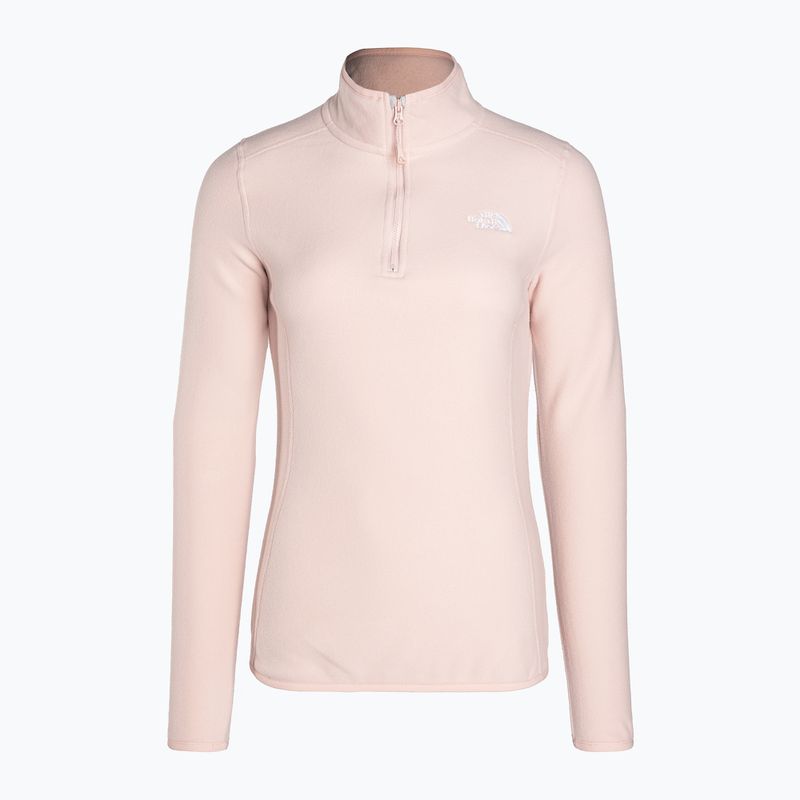 Hanorac fleece pentru femei The North Face 100 Glacier 1/4 Zip roz NF0A5IHNLK61 4