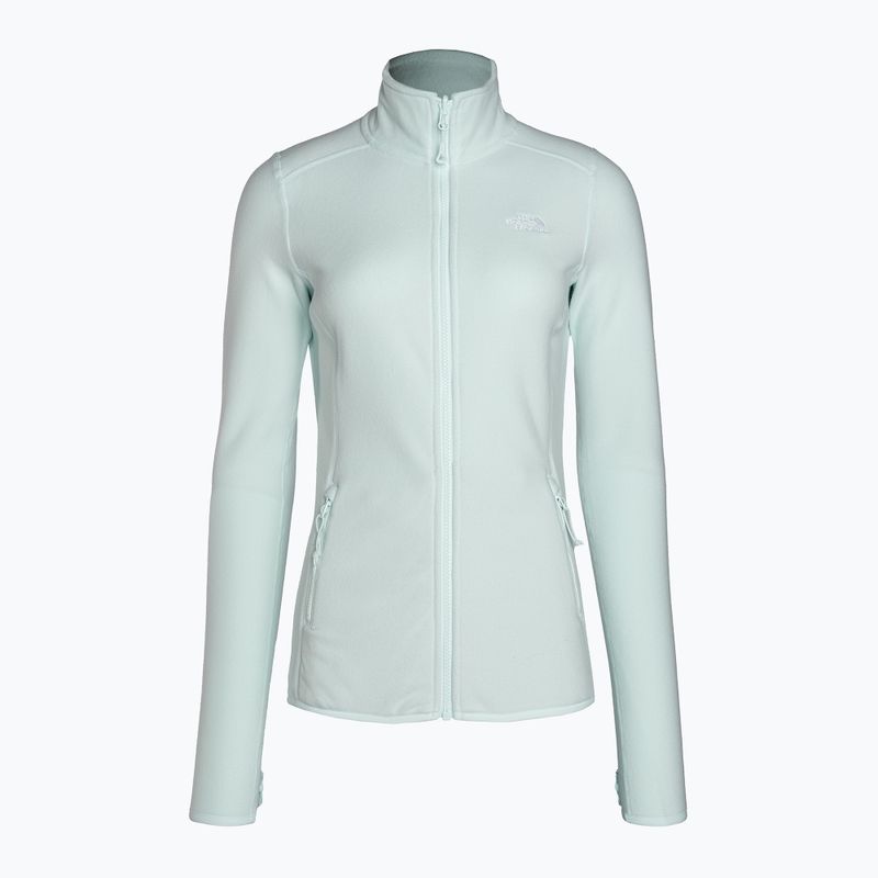 Pulover fleece pentru femei The North Face 100 Glacier FZ albastru NF0A5IHOLV51 4