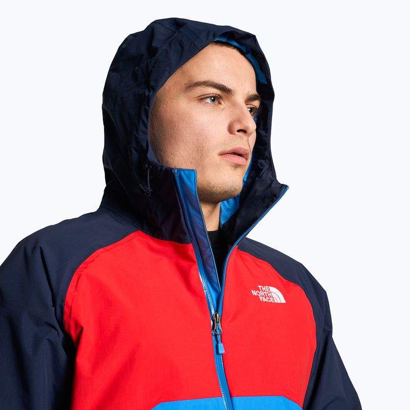 Jachetă de ploaie pentru bărbați The North Face Stratos albastru marin și roșu NF00CMH9IM51 3