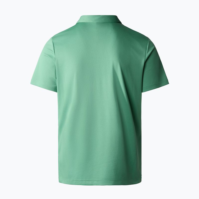 Tricou de trekking pentru bărbați The North Face Tanken Polo verde NF0A2WAZ 2