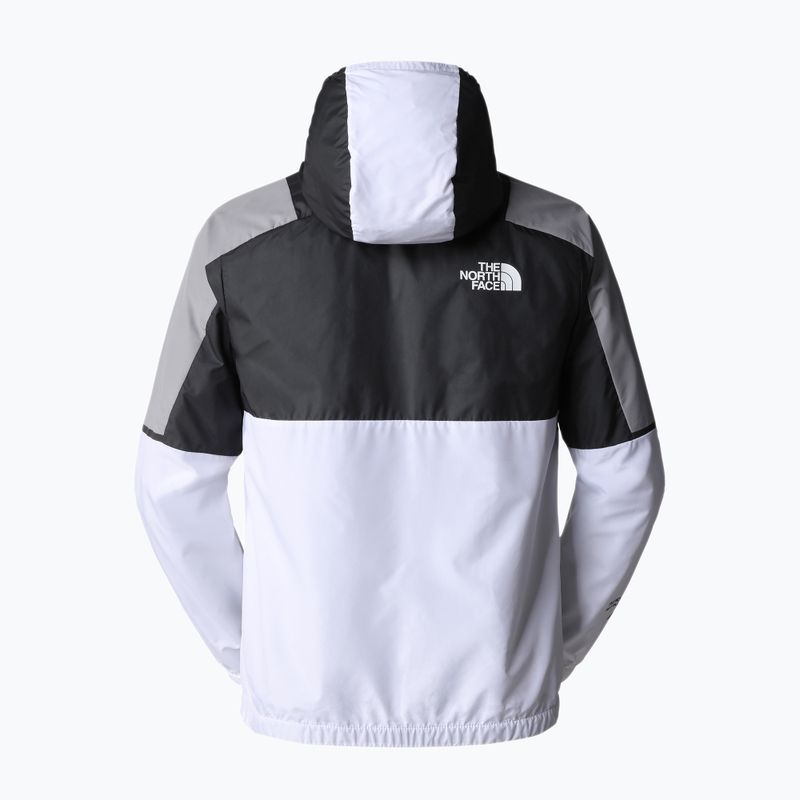 Geacă de vânt pentru bărbați The North Face MA Wind Full Zip alb, negru și gri NF0A823XIKB1 7