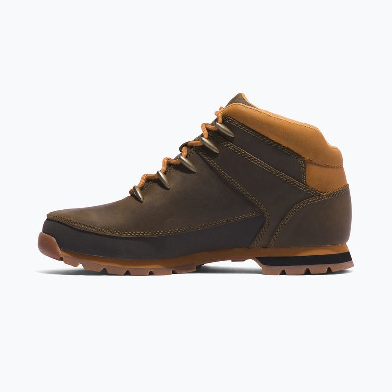 Timberland pentru bărbați Euro Sprint Hiker de măsline din cereale de drumeție plin de cereale cizme de trekking 8