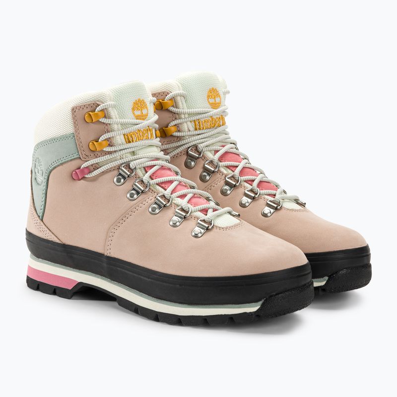 Cizme de trekking pentru femei Timberland Euro Hiker F/L Wp Boot bej nubuc deschis nubuc 4