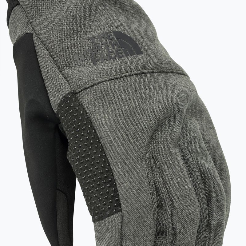 Mănuși de trekking pentru bărbați The North Face Apex Etip gri închis heather 4