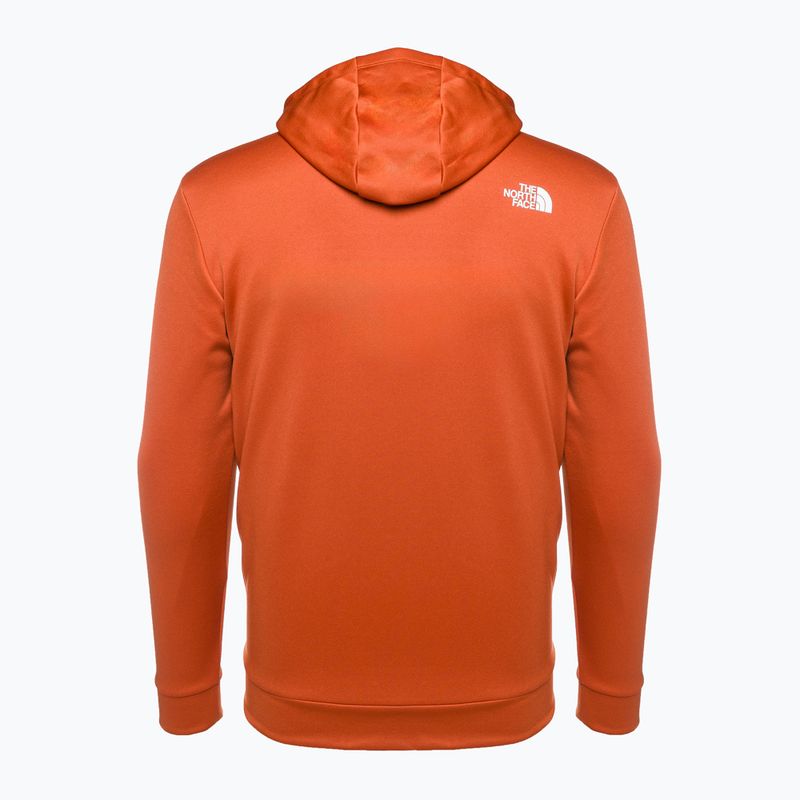 Hanorac de trekking pentru bărbați The North Face Reaxion Fleece P/O Hoodie portocaliu NF0A7ZA8IMW1 2