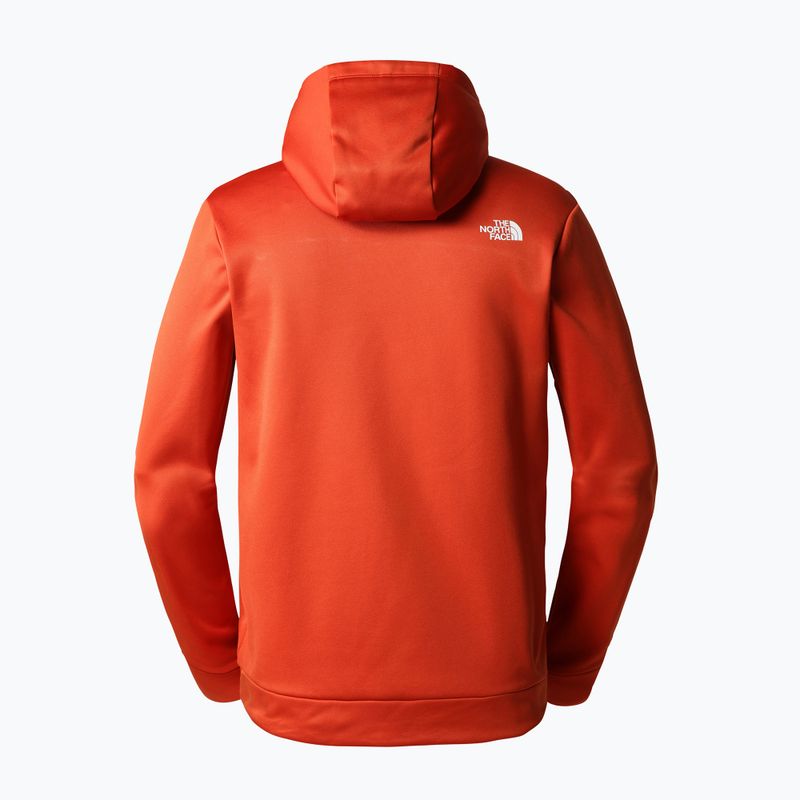 Hanorac de trekking pentru bărbați The North Face Reaxion Fleece P/O Hoodie portocaliu NF0A7ZA8IMW1 6