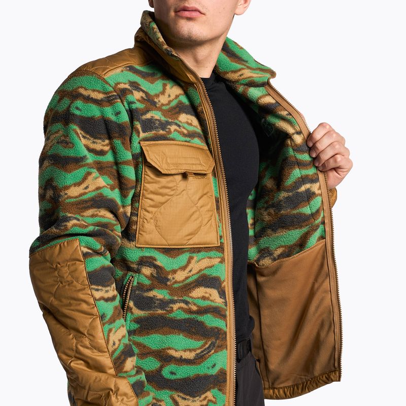 Hanorac de trekking pentru bărbați The North Face Royal Arch FZ maro și verde NF0A7UJBIOO1 4