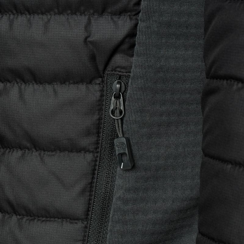 Jachetă bărbătească The North Face Insulation Hybrid pentru bărbați, negru/gri de asfalt 10