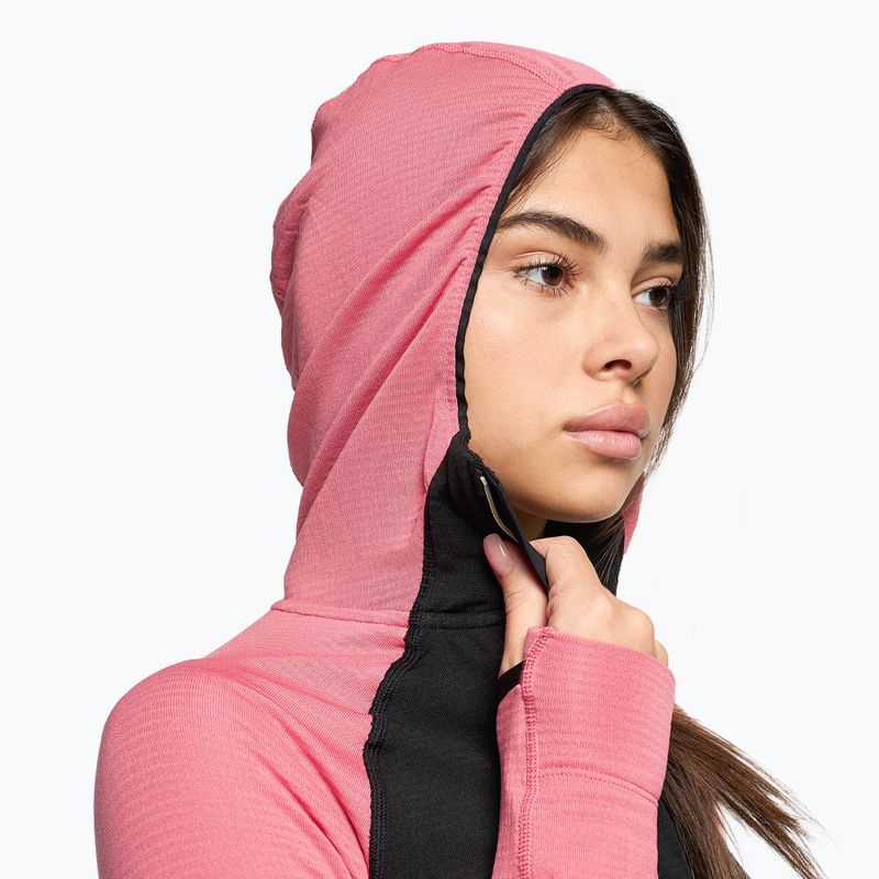 Hanorac fleece pentru femei The North Face Bolt Polartec Hoodie negru și roz NF0A825JWVV51 4