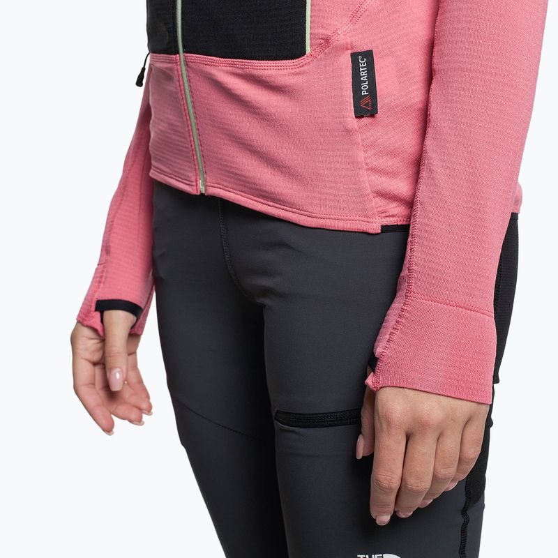 Hanorac fleece pentru femei The North Face Bolt Polartec Hoodie negru și roz NF0A825JWVV51 5