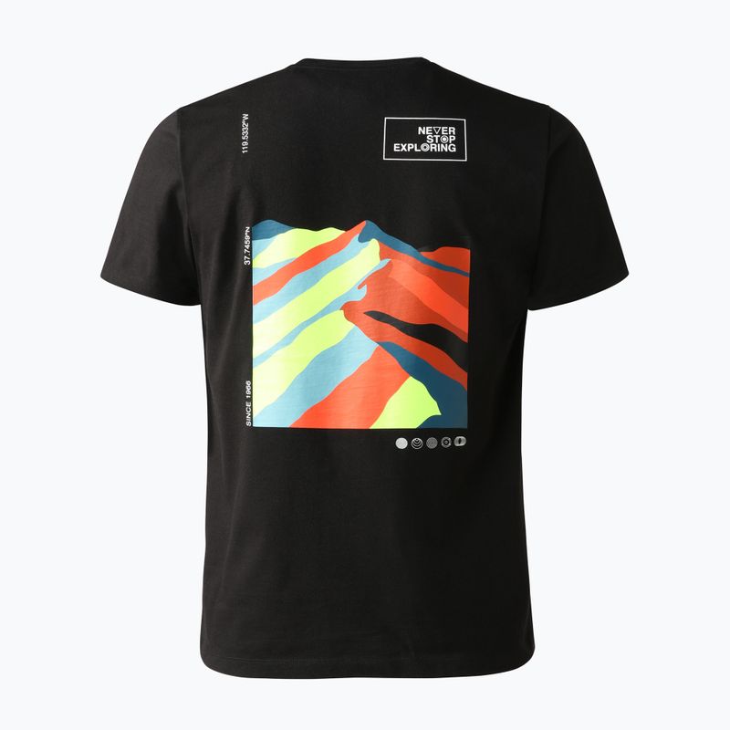 Tricou de trekking pentru bărbați The North Face Foundation Graphic negru NF0A55EFUV11 2