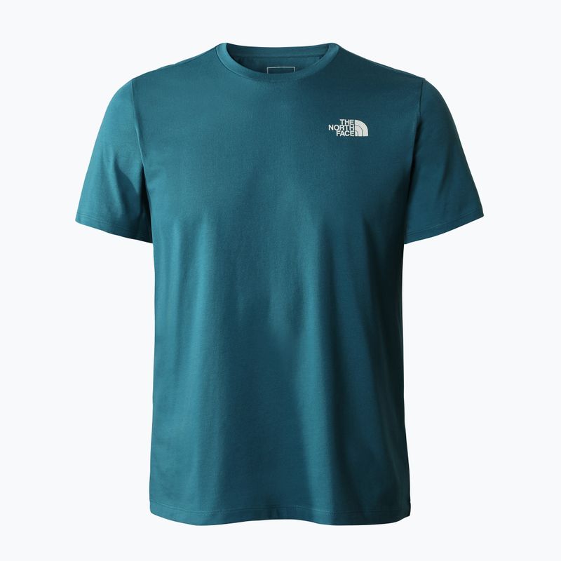 Tricou de trekking pentru bărbați The North Face Foundation Graphic albastru NF0A55EFEFS1