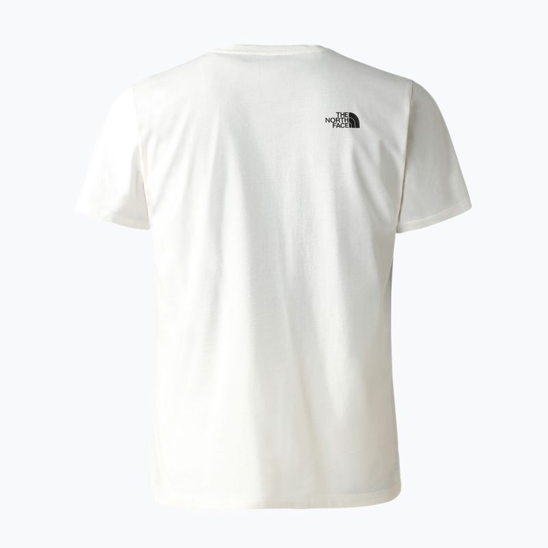 Tricou de trekking pentru bărbați The North Face Foundation Graphic alb NF0A55EFQ4C1 2