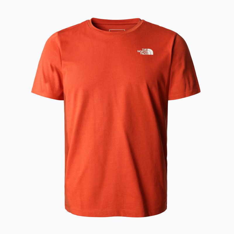 Tricou de trekking pentru bărbați The North Face Foundation Graphic portocaliu NF0A55EFLV41