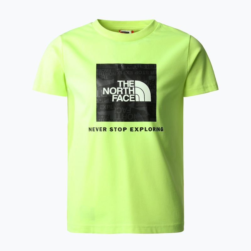 Tricou de trekking pentru copii The North Face S/S Redbox galben NF0A82E98NT1