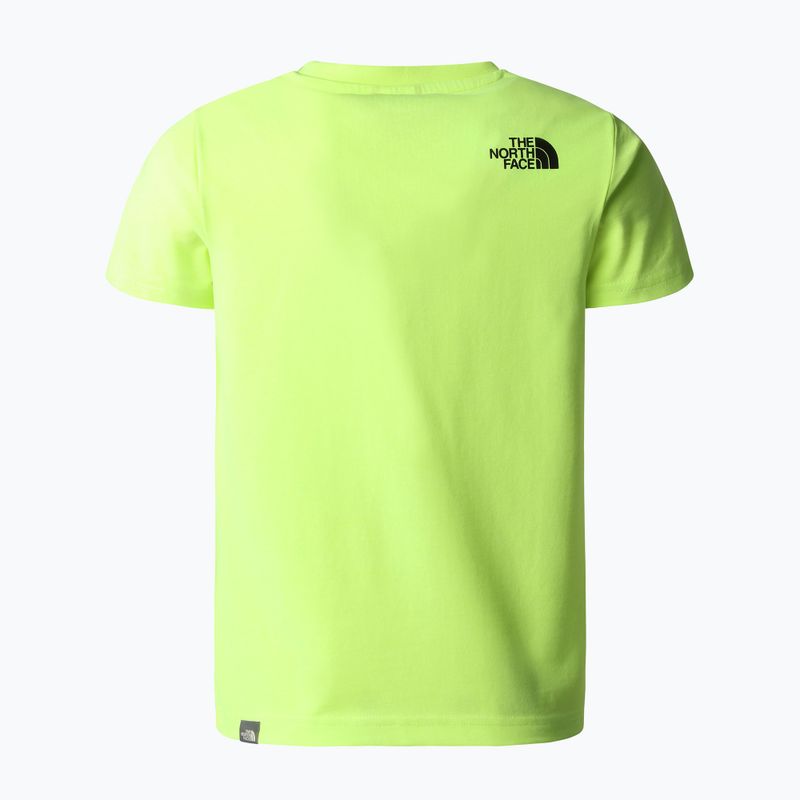 Tricou de trekking pentru copii The North Face S/S Redbox galben NF0A82E98NT1 2