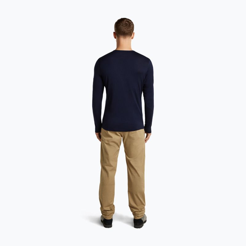 Longsleeve pentru bărbați icebreaker Merino 200 Oasis Crewe SkiingYeti midnight navy 5