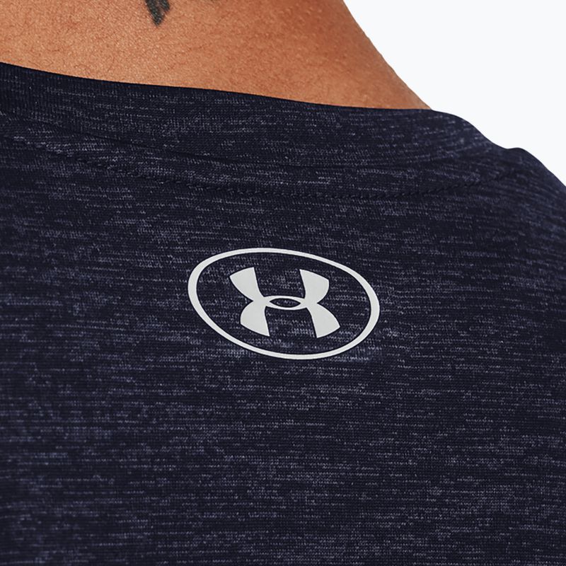 Under Armour Tech SSC tricou de antrenament pentru femei midnight navy/cadet/metallic silver 3