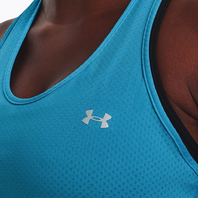 Under Armour HeatGear Armour Racer Tank Top de antrenament pentru femei albastru 1328962 4