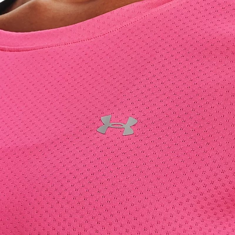 Under Armour UA UA HG Armour SS tricou de antrenament pentru femei roz 1328964 6