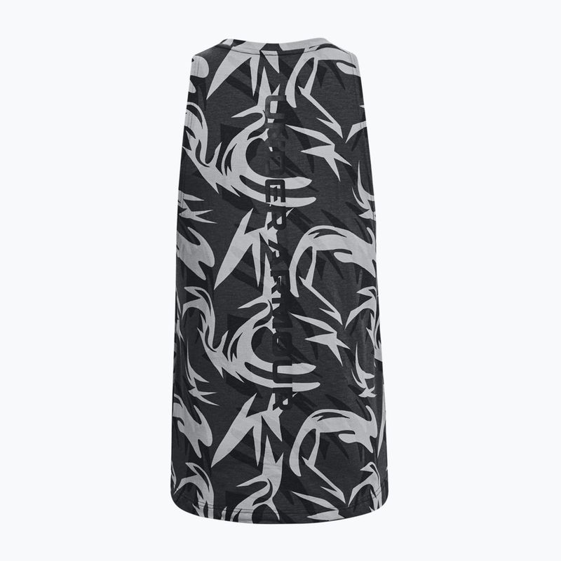 Tricou de baschet pentru bărbați Under Armour Baseline Printed Tank 003 negru 1370239-003-MD 2