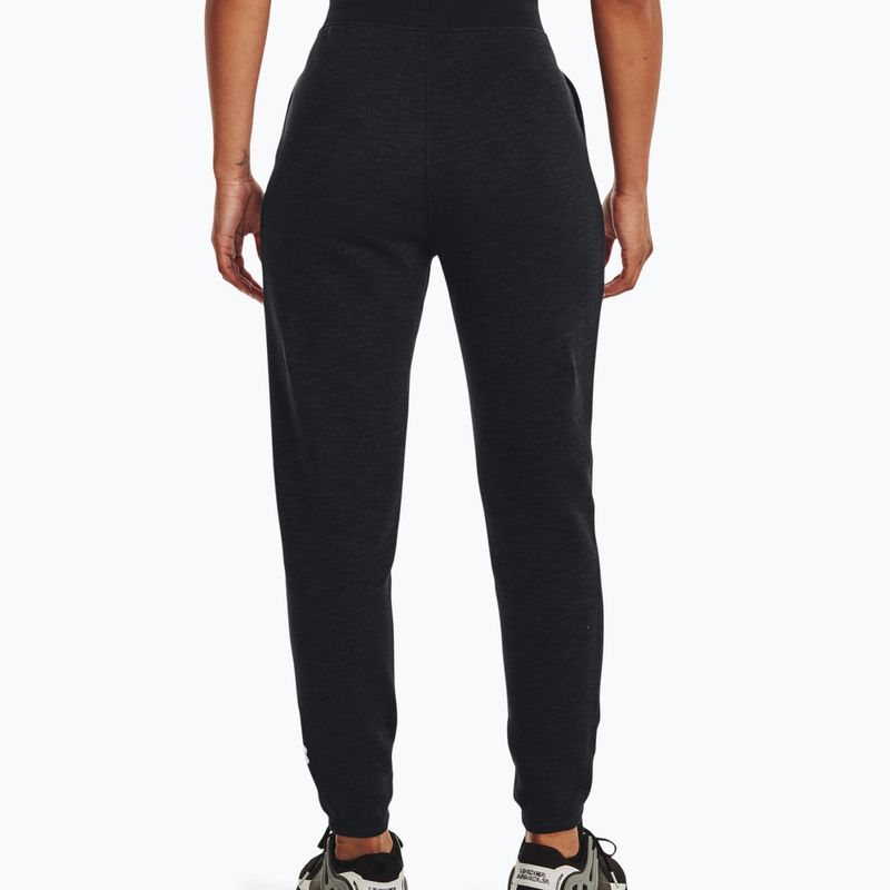 Pantaloni de antrenament pentru femei Under Armour Essential Script negru 1374105 2