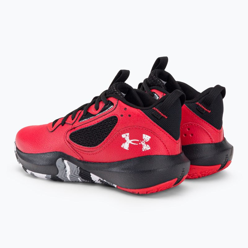 Under Armour GS Lockdown 6 pantofi de baschet pentru copii roșu 3025617 3