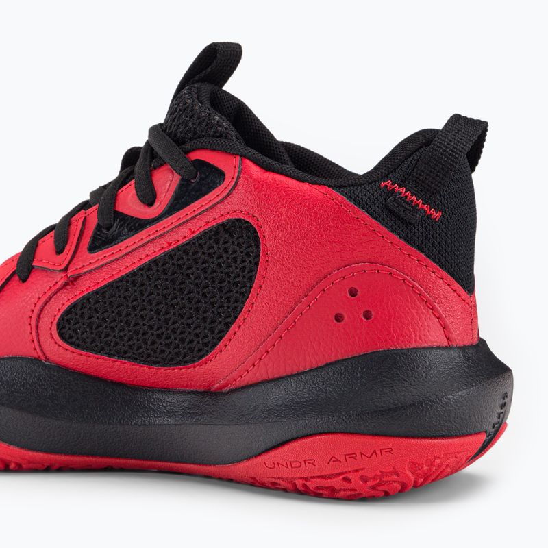 Under Armour GS Lockdown 6 pantofi de baschet pentru copii roșu 3025617 9