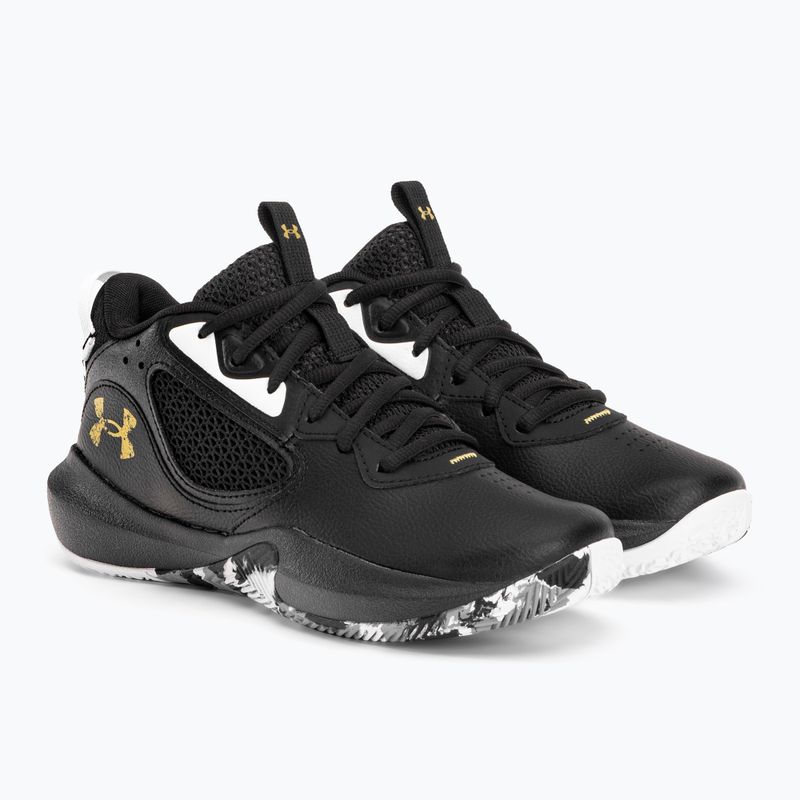 Under Armour GS Lockdown 6 pantofi de baschet pentru copii negru 3025617 4