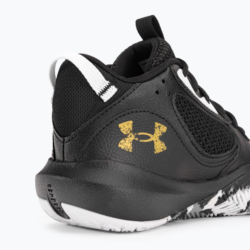 Under Armour GS Lockdown 6 pantofi de baschet pentru copii negru 3025617 8