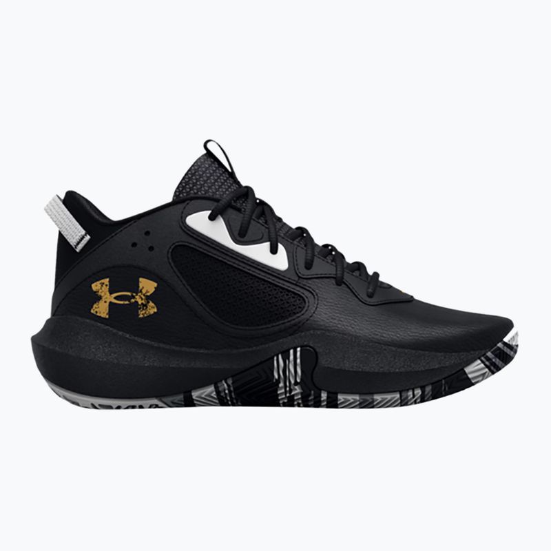 Under Armour GS Lockdown 6 pantofi de baschet pentru copii negru 3025617 11