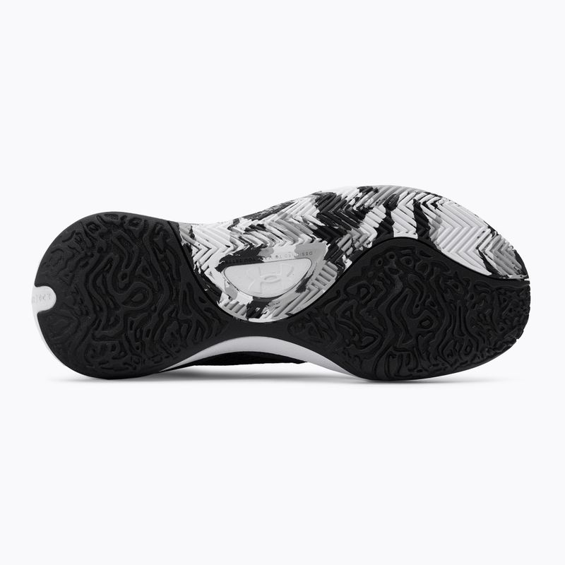 Încălțăminte de baschet pentru bărbați Under Armour Lockdown 6 alb-gri 3025616-101 5