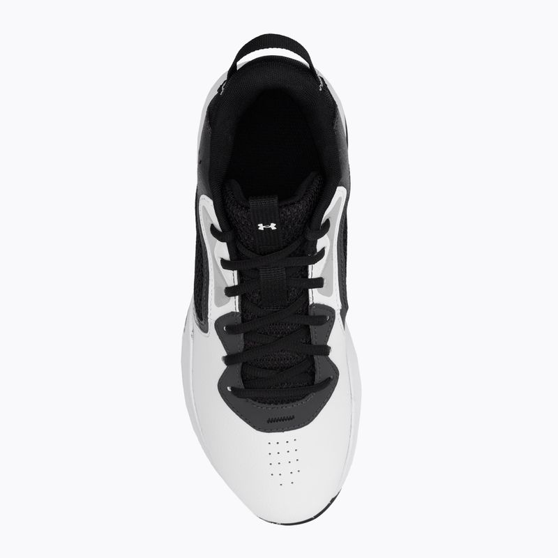 Încălțăminte de baschet pentru bărbați Under Armour Lockdown 6 alb-gri 3025616-101 6