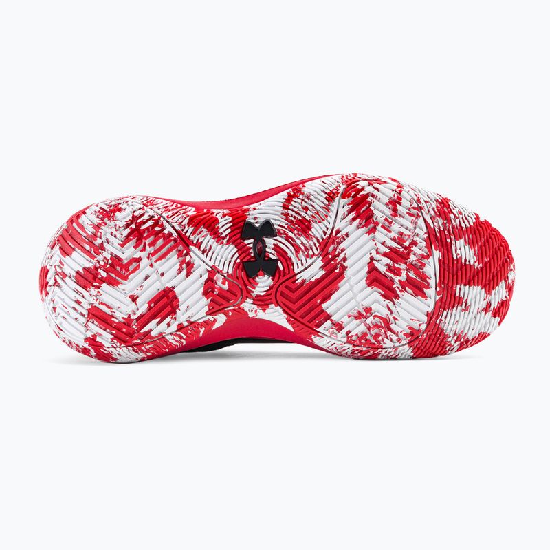 Încălțăminte de baschet pentru bărbați Under Armour Jet '21 002 negru-roșie 3024260-002 4